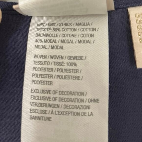 Logo Purple Lace Sheer Long Duster Cardigan Top Large New Whimsical Fairycore - Picture 16 of 16